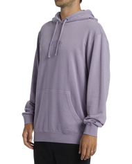 The Billabong Mens Wave Washed Hoodie in Purple Ash