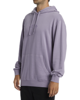 The Billabong Mens Wave Washed Hoodie in Purple Ash