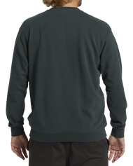 The Billabong Mens Wave Washed Sweatshirt in Forest Green