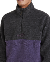 The Billabong Mens Boundary Tombstone Fleece in Black Heather