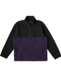 The Billabong Mens Boundary Tombstone Fleece in Black Heather