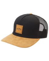 The Billabong Mens Stacked Trucker Cap in Black & Tan