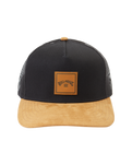 The Billabong Mens Stacked Trucker Cap in Black & Tan