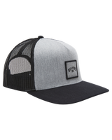 The Billabong Mens Stacked Trucker Cap in Grey Heather