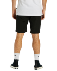 The Billabong Mens Crossfire Solid Walkshorts in Black