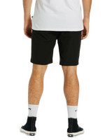 The Billabong Mens Crossfire Solid Walkshorts in Black