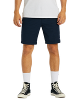 Crossfire Solid Walkshorts in Navy