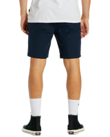 Crossfire Solid Walkshorts in Navy