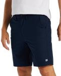 Crossfire Solid Walkshorts in Navy