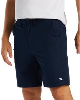 Crossfire Solid Walkshorts in Navy