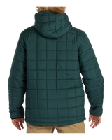 The Billabong Mens Journey Puffer Jacket in Dark Forest