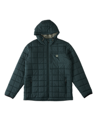 The Billabong Mens Journey Puffer Jacket in Dark Forest