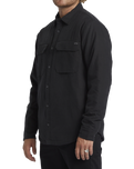 The Billabong Mens Westport Jacket in Washed Black