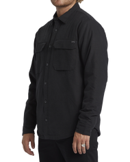 The Billabong Mens Westport Jacket in Washed Black