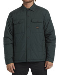 The Billabong Mens Montana Jacket in Forest Green