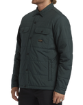 The Billabong Mens Montana Jacket in Forest Green