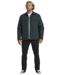 The Billabong Mens Montana Jacket in Forest Green