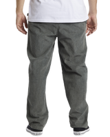 The Billabong Mens Larry Cord Trousers in Slate Green