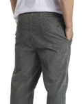 The Billabong Mens Larry Cord Trousers in Slate Green