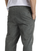 The Billabong Mens Larry Cord Trousers in Slate Green