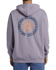 The Billabong Mens Short Sands Hoodie in Purple Ash