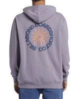 The Billabong Mens Short Sands Hoodie in Purple Ash