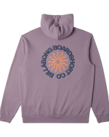 The Billabong Mens Short Sands Hoodie in Purple Ash