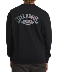 The Billabong Mens Shorts Sands Sweatshirt in Black