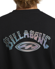 The Billabong Mens Shorts Sands Sweatshirt in Black