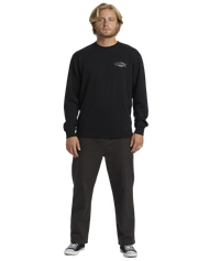 The Billabong Mens Shorts Sands Sweatshirt in Black