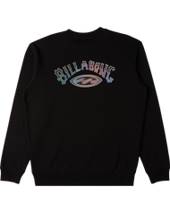 The Billabong Mens Shorts Sands Sweatshirt in Black