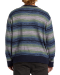 The Billabong Mens Stripe Crew Jumper in Navy