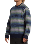 The Billabong Mens Stripe Crew Jumper in Navy