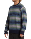 The Billabong Mens Stripe Crew Jumper in Navy