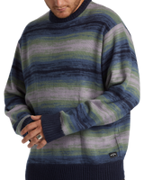 The Billabong Mens Stripe Crew Jumper in Navy