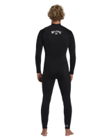 The Billabong Mens Foil 3/2mm Chest Zip Wetsuit in Black