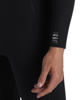 The Billabong Mens Foil 3/2mm Chest Zip Wetsuit in Black