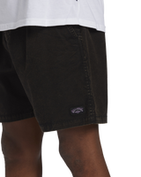 The Billabong Mens Mario Stretch Walkshorts in Black