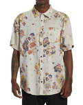 The Billabong Mens Sundays Shirt in Taupe