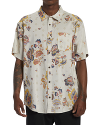 The Billabong Mens Sundays Shirt in Taupe