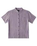 The Billabong Mens Sundays Jacquard Shirt in Grey Violet