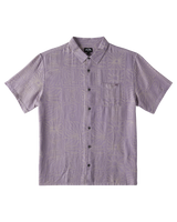 The Billabong Mens Sundays Jacquard Shirt in Grey Violet