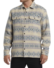 The Billabong Mens Offshore Shirt in Taupe