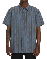 The Billabong Mens Surftrek Trail Shirt in Vintage Indigo