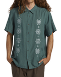 The Billabong Mens Frequency Shirt in Marine Green