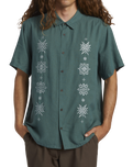 The Billabong Mens Frequency Shirt in Marine Green