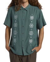 The Billabong Mens Frequency Shirt in Marine Green