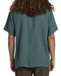 The Billabong Mens Frequency Shirt in Marine Green