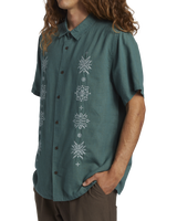 The Billabong Mens Frequency Shirt in Marine Green