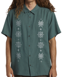 The Billabong Mens Frequency Shirt in Marine Green